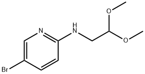 (5-BROMOPYRIDIN-2-YL)-2-DIMETHOXYETHYL AMINE Structure