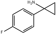 1-(4-フルオロフェニル)シクロプロパンアミン,塩酸塩 化学構造式