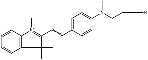 3-[methyl-[4-[(E)-2-(1,3,3-trimethylindol-2-yl)ethenyl]phenyl]amino]propanenitrile|