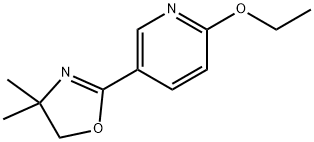 Pyridine, 5-(4,5-dihydro-4,4-dimethyl-2-oxazolyl)-2-ethoxy- (9CI) 化学構造式