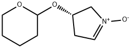2H-Pyrrole,3,4-dihydro-3-[(tetrahydro-2H-pyran-2-yl)oxy]-,1-oxide,(3S)-(9CI) Struktur