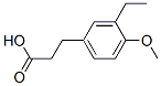 Benzenepropanoic acid, 3-ethyl-4-methoxy- (9CI),474940-61-9,结构式