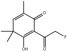 2,5-Cyclohexadien-1-one, 2-(fluoroacetyl)-3-hydroxy-4,4,6-trimethyl- (9CI),474942-44-4,结构式