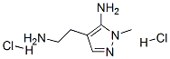 1H-Pyrazole-4-ethanamine,5-amino-1-methyl-,dihydrochloride(9CI) Structure