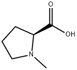 N-甲基L-脯氨酸, 475-11-6, 结构式