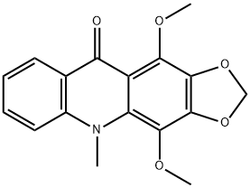 MELICOPIDINE Structure