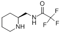 2,2,2-TRIFLUORO-N-[(2S)-PIPERIDIN-2-YLMETHYL]ACETAMIDE,475105-33-0,结构式