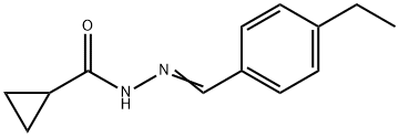 475139-74-3 Cyclopropanecarboxylic acid, [(4-ethylphenyl)methylene]hydrazide (9CI)