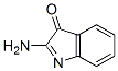 3H-Indol-3-one, 2-amino- (9CI) 化学構造式