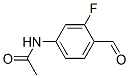 Acetamide,  N-(3-fluoro-4-formylphenyl)- Structure