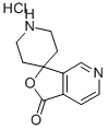 螺[呋喃并[3,4-c]吡啶-3(1H),4'-哌啶]-1-酮盐酸盐,475152-16-0,结构式