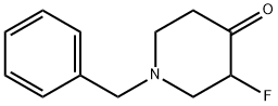 4-BENZYL-PIPERIDINONE, 3-FLUORO 化学構造式
