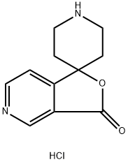 Spiro[furo[3,4-c]pyridine-1(3H),4'-piperidin]-3-one hydrochloride Struktur