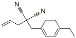 Propanedinitrile, [(4-ethylphenyl)methyl]-2-propenyl- (9CI) Structure