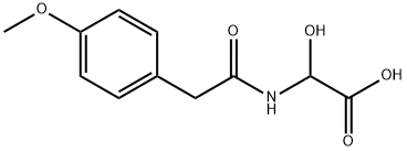 Acetic  acid,  hydroxy[[(4-methoxyphenyl)acetyl]amino]-  (9CI),475469-49-9,结构式