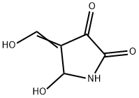 2,3-Pyrrolidinedione, 5-hydroxy-4-(hydroxymethylene)- (9CI) Structure