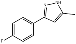 3-(4-氟苯基)-5-甲基-1H-吡唑,475982-42-4,结构式