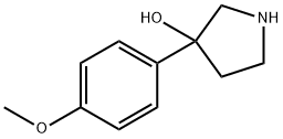 3-(4-METHOXYPHENYL)-3-PYRROLIDINOL Structure
