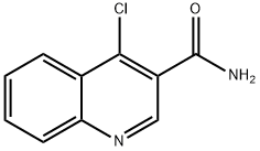 4-CHLOROQUINOLINE-3-CARBOXAMIDE 结构式