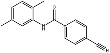 Benzamide, 4-cyano-N-(2,5-dimethylphenyl)- (9CI) Structure