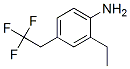 Benzenamine, 2-ethyl-4-(2,2,2-trifluoroethyl)- (9CI),476335-33-8,结构式