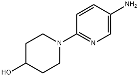 1-(5-氨基-2-吡啶基)-4-哌啶醇, 476342-37-7, 结构式