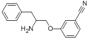 3-(2-AMINO-3-PHENYLPROPOXY)-BENZONITRILE 结构式