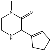 Piperazinone, 3-(1-cyclopenten-1-yl)-1-methyl- (9CI),476364-40-6,结构式
