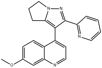 Quinoline, 4-[5,6-dihydro-2-(2-pyridinyl)-4H-pyrrolo[1,2-b]pyrazol-3-yl]-7-Methoxy-|