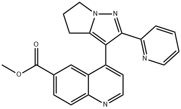 6-Quinolinecarboxylic acid, 4-[5,6-dihydro-2-(2-pyridinyl)-4H-pyrrolo[1,2-b]pyrazol-3-yl]-, Methyl ester|