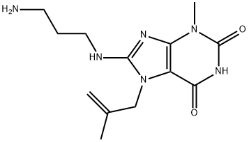 476482-29-8 8-(3-氨基丙胺基)-3-甲基-7-(2-甲基)-1H-嘌呤-2,6(3H,7H)-二酮