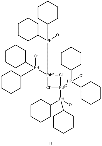 476493-68-2 DIHYDROGEN DI-MU-CHLOROTETRAKIS(DICYCLOHEXYLPHOSPHINITO-KP) DIPALLADATE(2-)