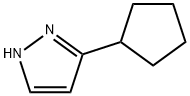 3-cyclopentyl-1H-pyrazole,476629-87-5,结构式
