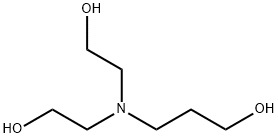 3-[ビス(2-ヒドロキシエチル)アミノ]-1-プロパノール 化学構造式