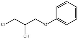 1-chloro-3-phenoxypropan-2-ol  Structure