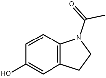1-(5-羟基-1-吲哚啉)乙酮 结构式