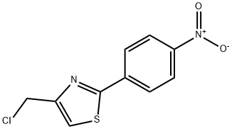 4-(氯甲基)-2-(4-硝基苯基)噻唑,4771-32-8,结构式