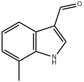 7-メチルインドール-3-カルボキシアルデヒド 化学構造式