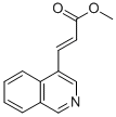 METHYL 3-ISOQUINOLIN-4-YL-ACRYLATE, 477250-22-9, 结构式