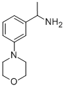 1-(3-吗啉-4-苯基)乙胺 结构式