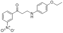 477320-03-9 3-(4-ETHOXYANILINO)-1-(3-NITROPHENYL)-1-PROPANONE