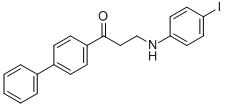 1-[1,1'-BIPHENYL]-4-YL-3-(4-IODOANILINO)-1-PROPANONE|