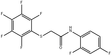N-(2,4-디플루오로페닐)-2-[(2,3,4,5,6-펜타플루오로페닐)술파닐]아세트아미드