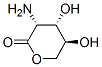 L-Lyxonic acid, 2-amino-2-deoxy-, delta-lactone (9CI) 结构式