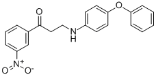 1-(3-NITROPHENYL)-3-(4-PHENOXYANILINO)-1-PROPANONE|