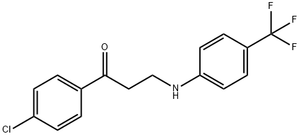 477334-15-9 1-(4-CHLOROPHENYL)-3-[4-(TRIFLUOROMETHYL)ANILINO]-1-PROPANONE