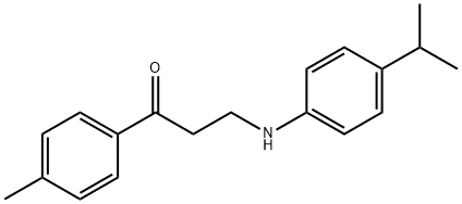 3-(4-ISOPROPYLANILINO)-1-(4-METHYLPHENYL)-1-PROPANONE|