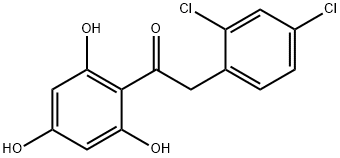 2-(2,4-ДИХЛОРФЕНИЛ)-1-(2,4,6-ТРИГИДРОКСИФЕНИЛ)ЭТАНОН структура