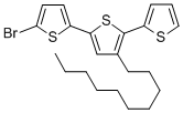 5''-BROMO-3'-DECYL-2,2',5',2''-TERTHIOPHENE Struktur