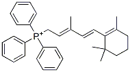 -1-(2,6,6-Trimethyl-1-cyclohexenyl)-3-methyl-5-(triphenylphosphonio)-1,3-pentadiene Structure